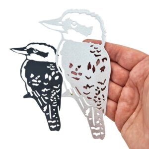 Hanging mobile craft frames, kookaburra design