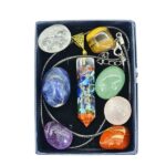 Orgonite pendant tumblestone gift