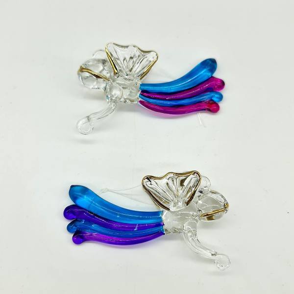large glass angels 9cm