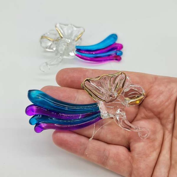large glass angels 9cmx5cm