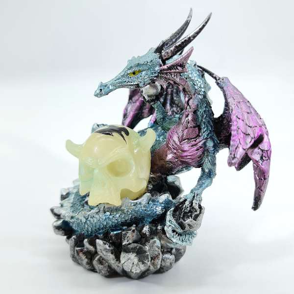 dragon night light blue purple