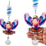 colourful kookaburra suncatcher