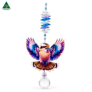 rainbow kookaburra suncatcher