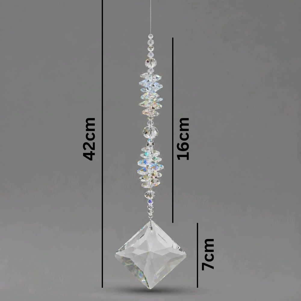70mm crystal suncatcher size