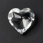 Large 3D 45mm crystal heart prism