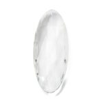 120mm faceted oval crystal prism