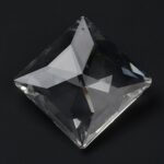 69mm large square crystal pendant