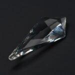 120mm Long Kite Crystal Pendant , side view