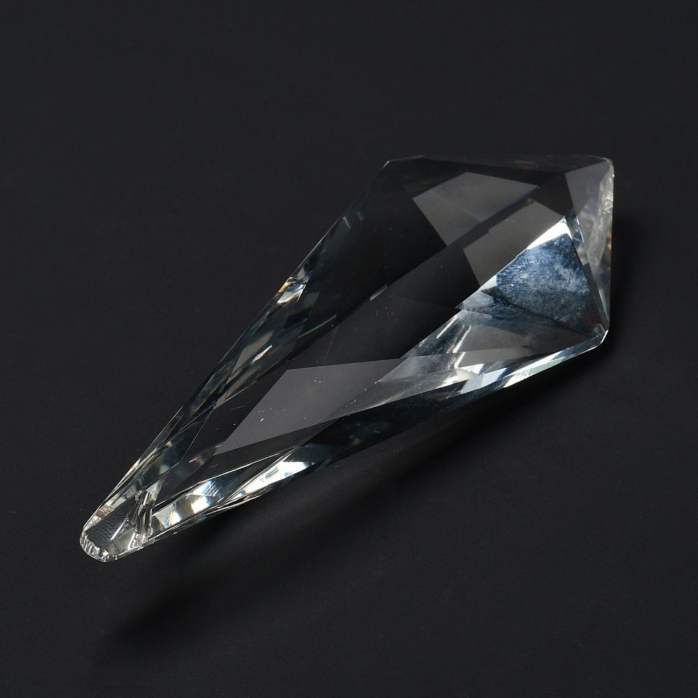 120mm Long Kite Crystal Pendant , side view