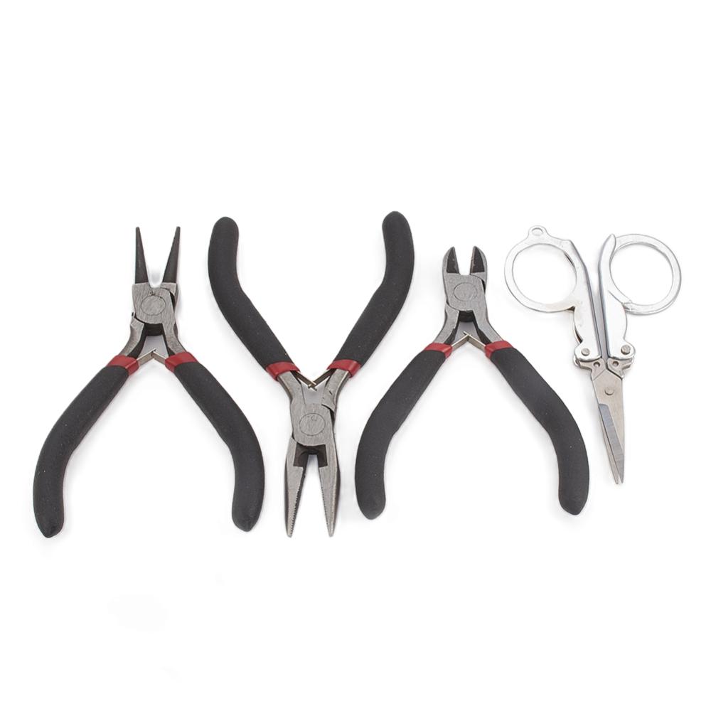 4 piece jewellery tool set with case