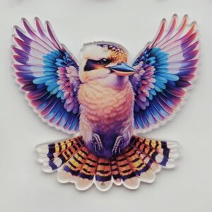 kookaburra #2 acrylic pendant