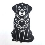metal suncatcher frames- dog