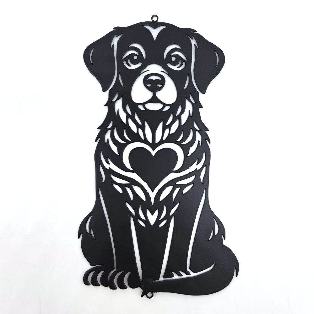 metal suncatcher frames- dog metal suncatcher frames- dog