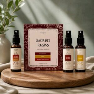 Sacred Resins Mist Gift Set with Frankincense Copal and Frankincense & Myrrh sprays