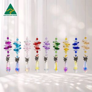 Fairy icicle crystal suncatchers in assorted colours