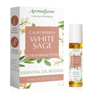 Aromafume White Sage & Frankincense Essential Oil Roll-On 10ml