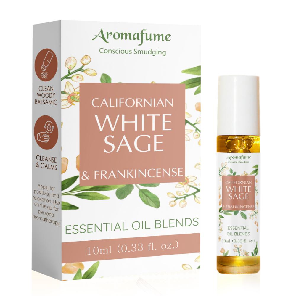 Aromafume White Sage & Frankincense Essential Oil Roll-On 10ml